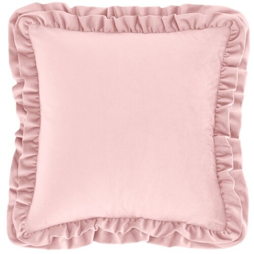 Catherine Lansfield Žametna okrasna blazina 43x43 cm Velvet Double Frill – Cene