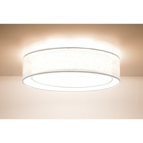  plafonsko svetlo puro 2xE27/40W/230V prečnika 60 cm belo Slike