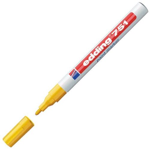 Edding marker z lakom EDE751005 E-751, 1-2 mm, rumen 10 KOS Slike