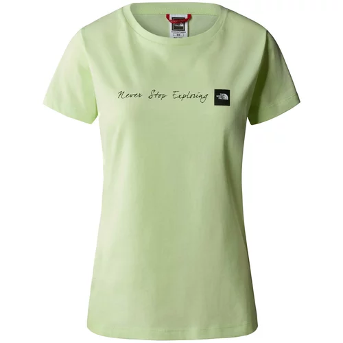 The North Face W S/S NEVERSTOPEXPLORING TEE Ženska majica, svijetlo zelena, veličina