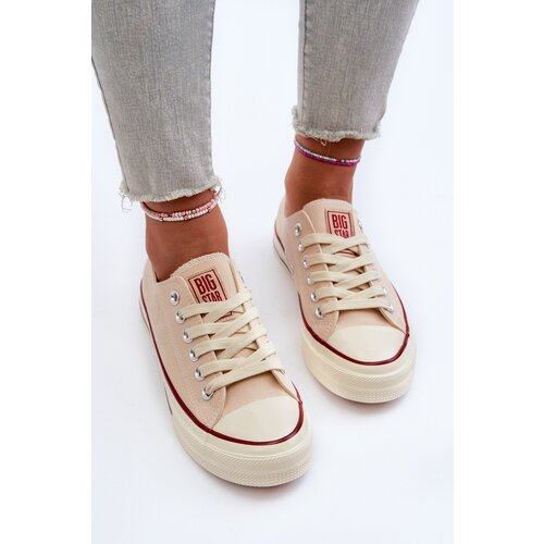 Big Star Women's Low-Top Sneakers Beige Cene