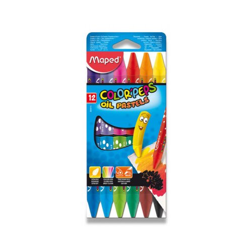 Maped Oljne barvice Color&amp;acute;Peps - 12 barv Slike