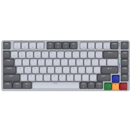 Fantech tastatura mehanička gaming MK915 rgb maxfit AIR83 wireless gray (red switch) Slike