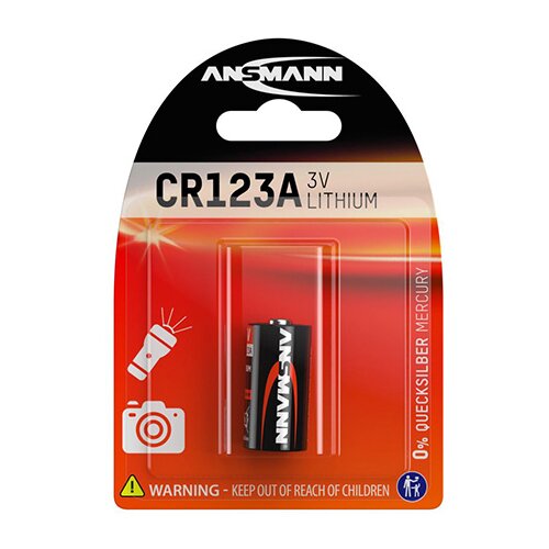  AN Bat CR123A 3V 1/1 Lithium Cene