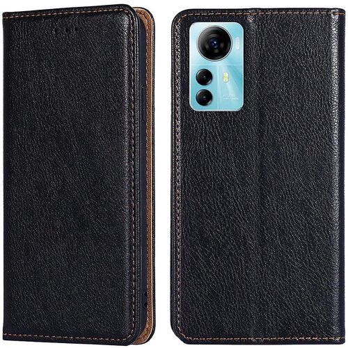 INORCO Gladka usnjena torbica za telefon ZTE Blade V41 Smart, stojalo z magnetnim zapiranjem, denarnica, pokrov lupine za telefon, (22033249) Slike