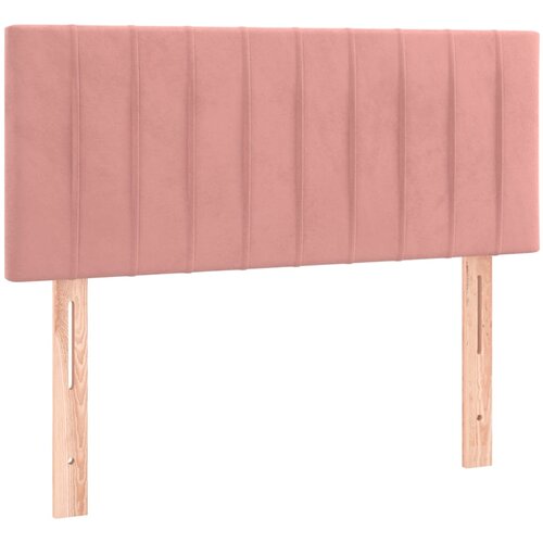  box spring s madracem LED ružičasti 90x200 cm bar&amp;scaron;unasti Slike