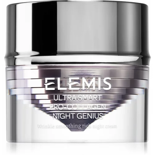 Elemis Ultra Smart Pro-Collagen Night Genius nočna krema za obraz proti gubam 50 ml za ženske