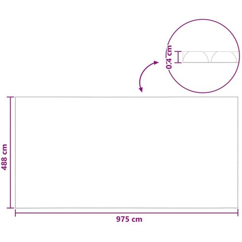  Pokrov za bazen visoke kakovosti 975 x 488 cm Kvadrat PE Črna, (5000232664) Slike