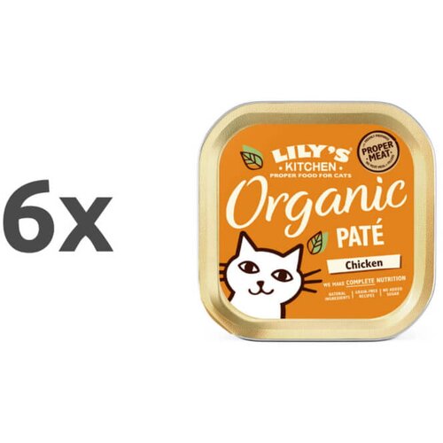 Lily&amp;#039;s Kitchen Organic Pat&amp;eacute; Adult - pi&amp;scaron;čanec, svinjina in govedina 6 x 85 g Slike