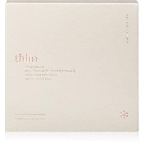 Thim Radiance Cooling Pad blazinice natopljene tonerom sa učinkom hlađenja 10 kom Slike