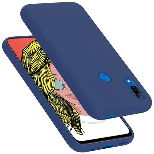 Cadorabo Ohi&scaron;je, združljiv s Huawei v tekoči modri barvi - za&scaron;čitni pokrov iz fleksibilnega silikona TPU, (20586658) Cene