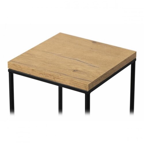  Stalak za cveće BASICLOFT 60x24 crna/smeđa Slike