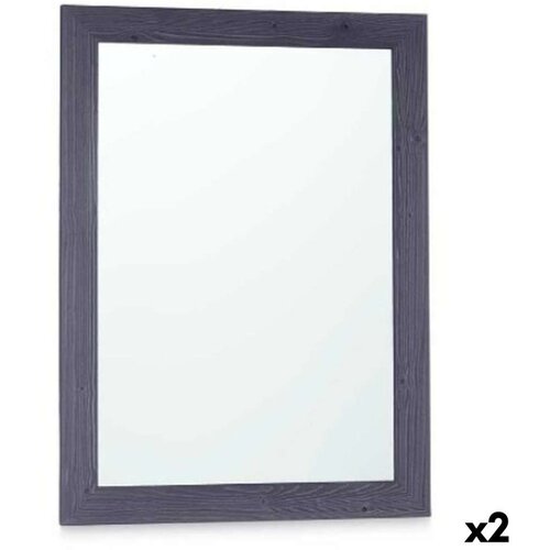  Zidno ogledalo 82715 Plava 60 x 80 cm Drvo MDF Pravokutno (2 kom.) Cijene
