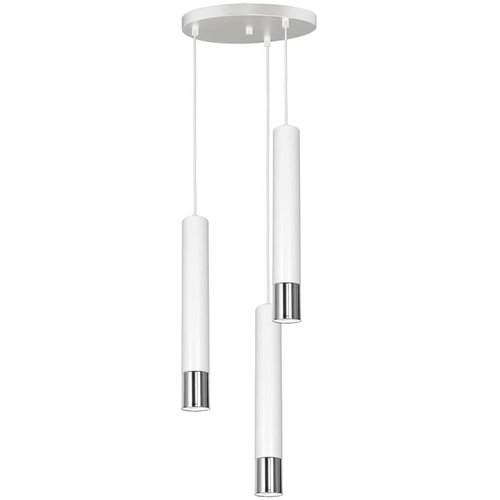  Luster na sajli NEST 3xGU10/8W/230V bela/sjajni hrom Cene