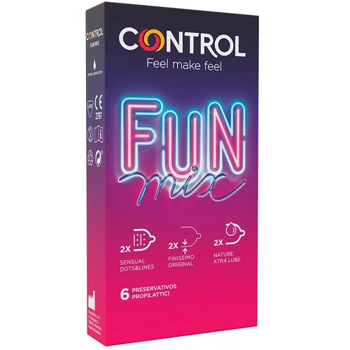 Control Kondomi zabavno mešanico 6 enot, (21078971)