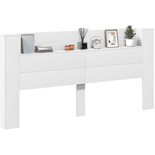  Uzglavlje Bijelo 200 x 16 5 x 103 5 cm Konstruirano drvo Slike