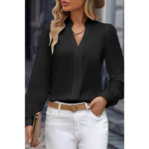 Fenzy Bluza S Prozirnim Rukavima, Crne Boje Cijene