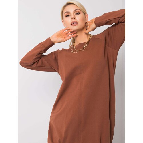 BASIC Feel Good Dress-RV-TU-5184.93P-dark brown Cene