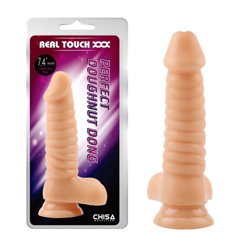  Dildo Perfect Doughnut Dong, 19cm, Boja kože Slike