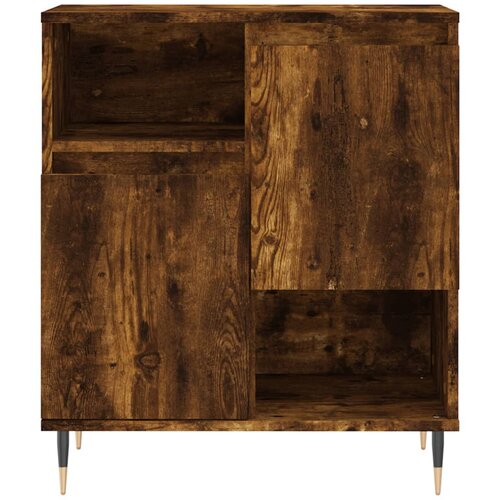  Komoda boja dimljenog hrasta 60 x 35 x 70 cm konstruirano drvo Slike