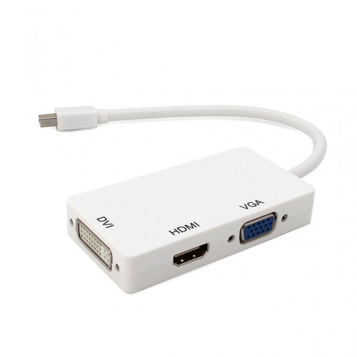  Adapter kabl za Apple mini DP na HDMI VGA DVI, Beli Cene