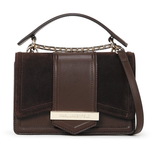 Karl Lagerfeld Torba za na rame zeleno smeđa / tamno smeđa Cijene