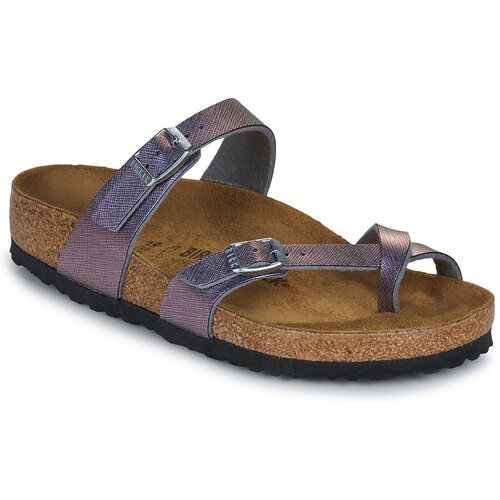 Birkenstock Mayari BF Saffiano Iridescent Viola Srebrna Cijene