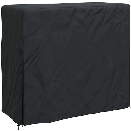 VidaXL Pokrov za vanjski namje&amp;scaron;taj Crna 122 x 61 x 106 cm 210D tkanina Slike