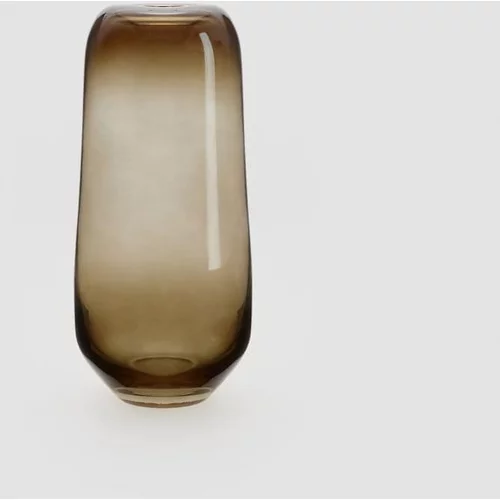 Reserved steklena vaza - rjava