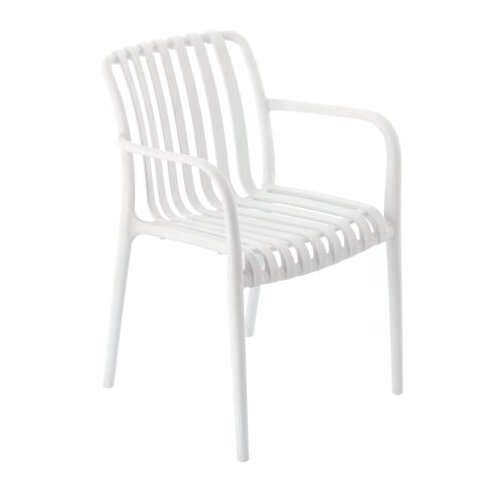  Vrtna stolica 45,5 &times; 57 &times; 81 cm &ndash; GARDEN LINE &ndash; Bijela Cijene