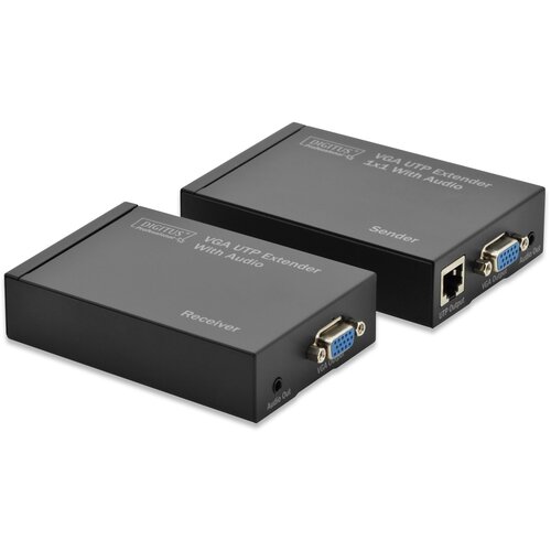 Digitus VGA podalj&scaron;ek prek domačega omrežja RJ45 DS-53400 300 m 1920 x 1200 pikslov, (20428630) Cene