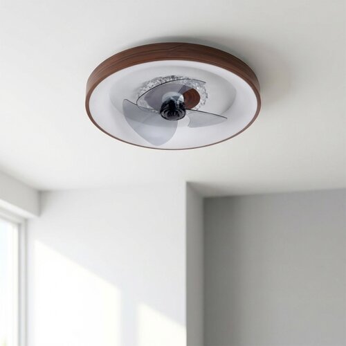 Brilagi LED prigu&amp;scaron;iva stropni ventilator LED/34W/230V prečnik 46 cm braon + daljinski upravljač Slike