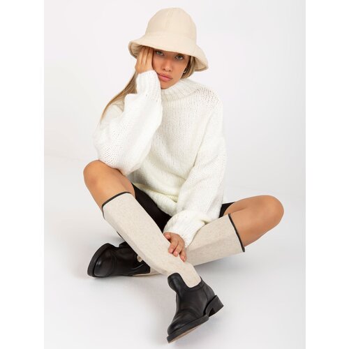 RUE PARIS Sweater-LC-SW-3018.97P-ecru Cene