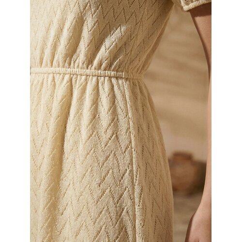 Sinsay Pletene midi haljina s ажur uzorkom i metaliziranim koncem Slike