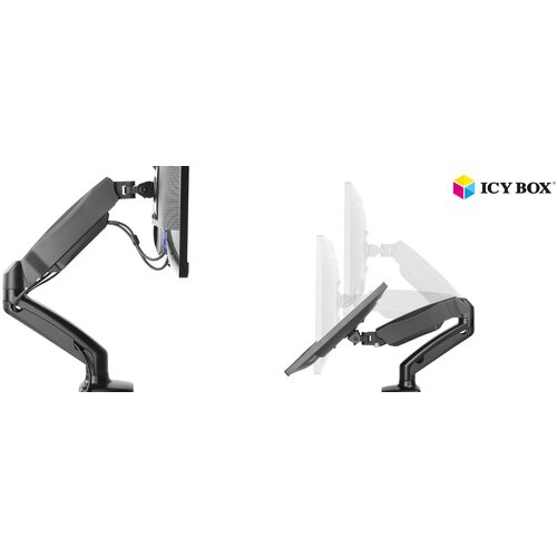Icybox IB-MS303-T Monitor stand with table support Slike