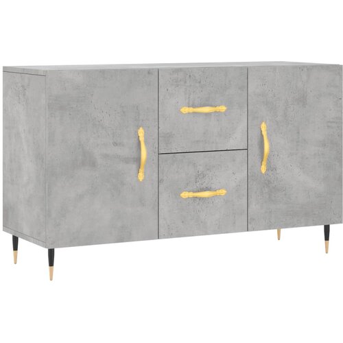 Maison Chic Komoda - Predalnik betonsko siva 100x36x60 cm inženirski les, (21721217) Cene