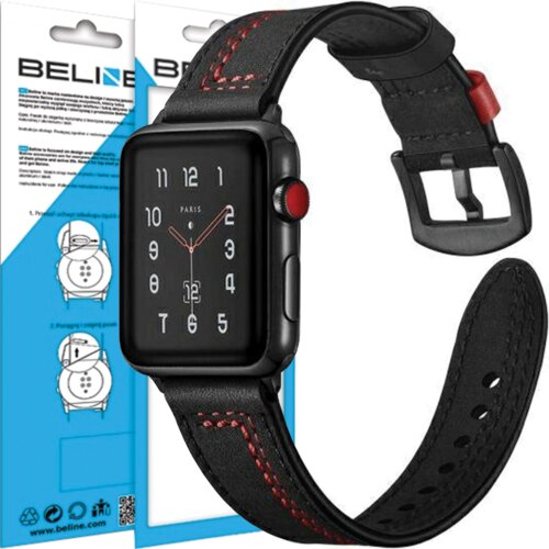 Beline pa&scaron;ček za uro 20MM casual black/black za apple watch, (21969154) Cene