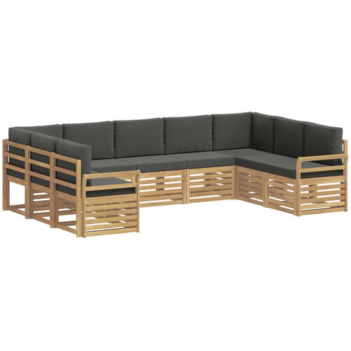  Setovi sofa Čvrsto drvo akacije Smeđa 304 x 189,5 x 73 cm Slike