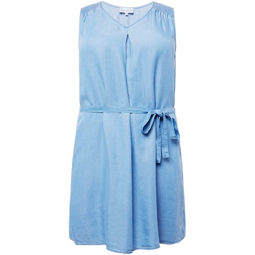 Only Carmakoma Obleka &amp;#039;LAURA&amp;#039; moder denim Slike
