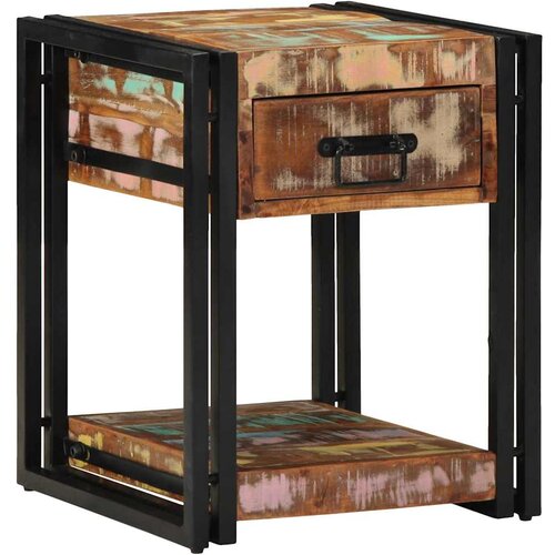  Noćni ormar 2 pcs 40 x 40 x 50 cm Čvrsto drvo iz reciklaže Slike