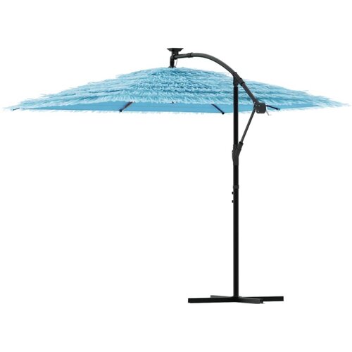  Vrtni suncobran s čeličnom &amp;scaron;ipkom plavi 269x269x235 cm Slike