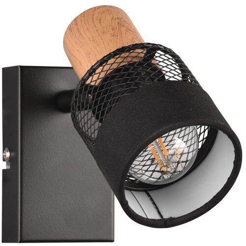Tri O Crna/u prirodnoj boji zidna lampa ø 7 cm Nandini – Cijene