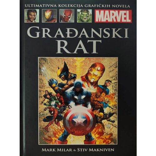 HachetteRS Steve McNiven, Mark Milar - Marvel graficke novele 11 - Osvetnici: Građanski rat Slike