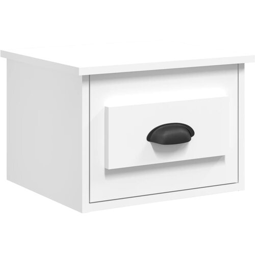 Maison Chic Stenska Nočna omarica - Nočna miza bela 41,5x36x28 cm, (21689893) Cene