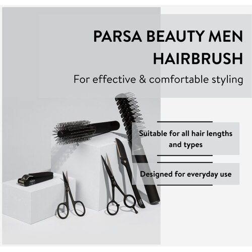 PARSA Beauty Men Styling Brush krtača za lase za mo&amp;scaron;ke 1 kos Slike