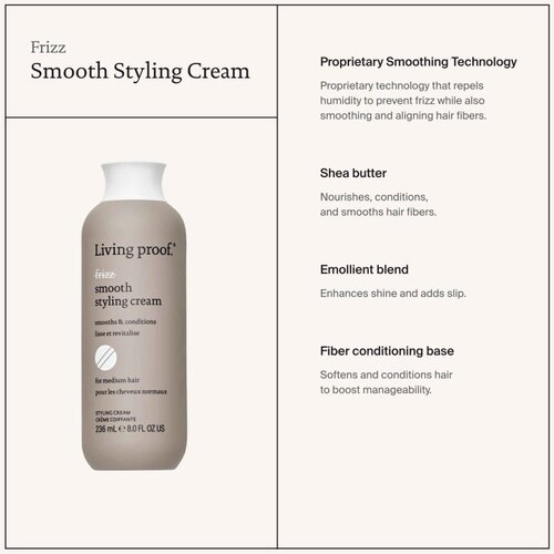 Living Proof No Frizz krema za stiliziranje anti-frizzy 236 ml Slike