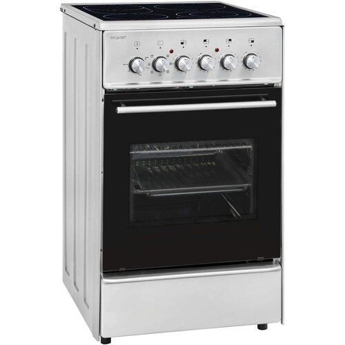 EXQUISIT Izvrsten elektricni štedilnik z ECM 8-4 BZ Inox 50 cm, steklokeramicnim poljem Cene