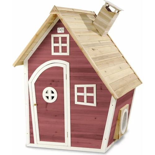 EXIT Toys Drvena kućica za igranje Fantasia 100 - Red