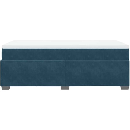 Box spring krevet s madracem tamnoplavi 100x200 cm bar&amp;scaron;unasti Slike