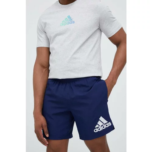 Adidas Kratke hlače za tek Run It mornarsko modra barva